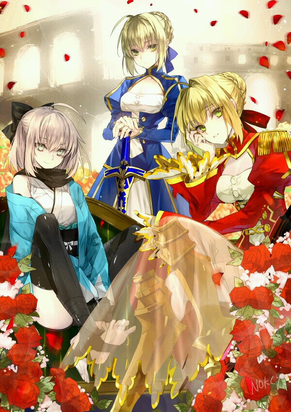 fateシリーズの fate/zero fate/staynight saber p站 pixiv 动漫