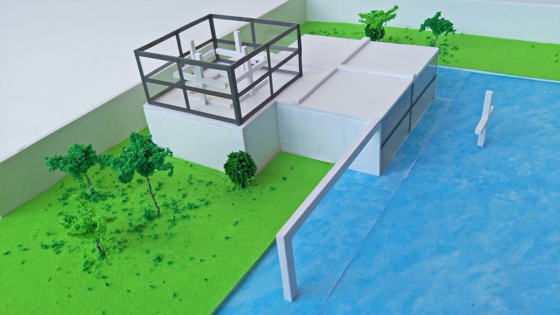 水之教堂模型制作过程图片
