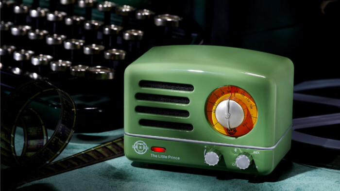 maoking猫王小王子otr收音机 金属蓝牙收音机音箱 便携迷你音响