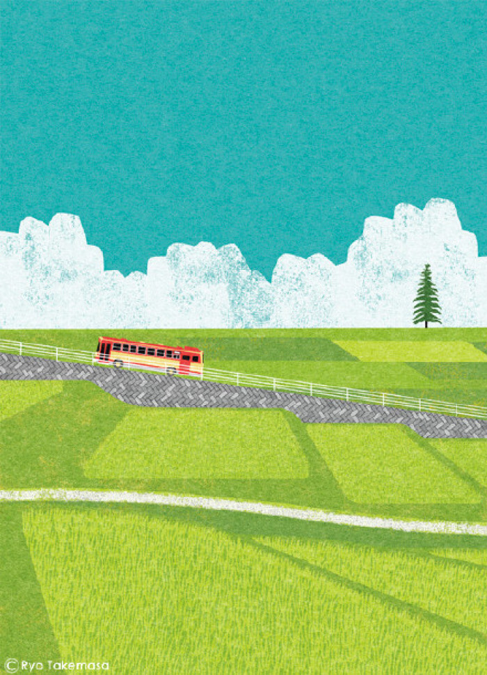 ryo takemasa日本自由插画师扁平化插画