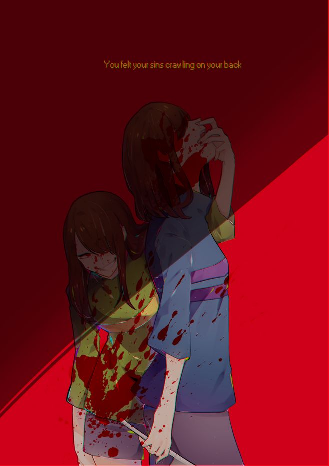 charaxfrisk,charaxfrisk图片 undertale——chara&frisk