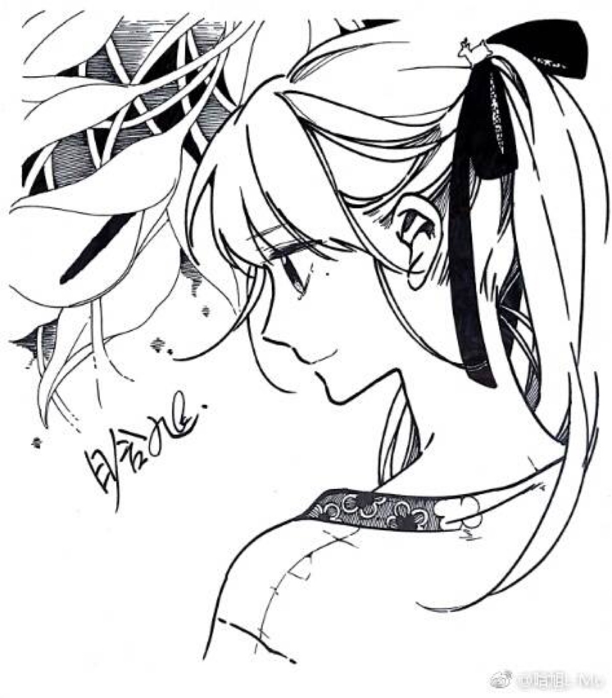 by晗旭 取自微博 侵删致歉 恋是樱草色