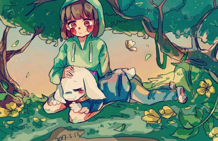 undertaleau——storyshift(chara&asriel)
