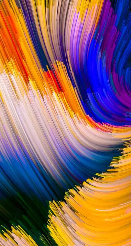 抽象风彩色光束手机壁纸图片