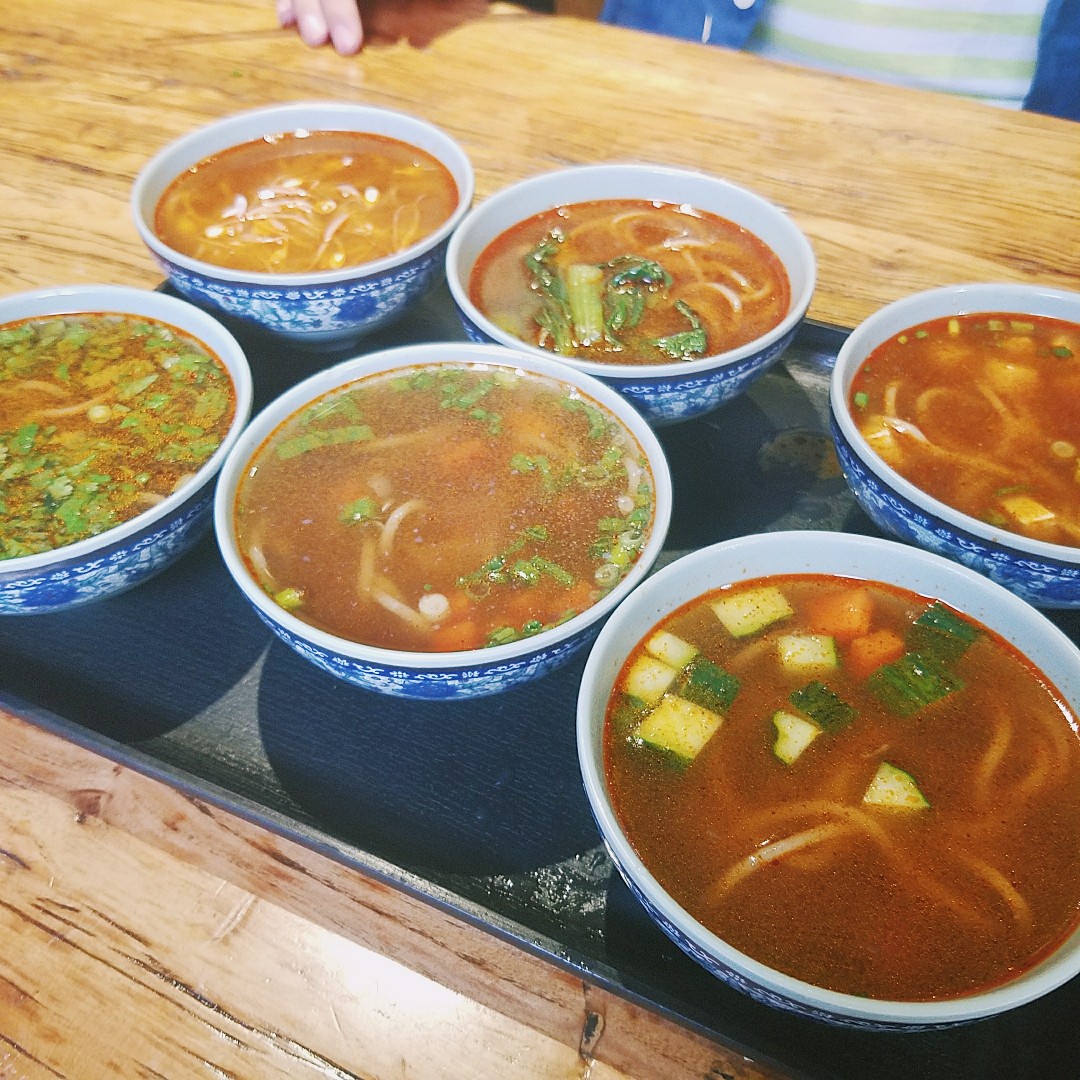 臊子面〕西安永兴坊.六个口味.