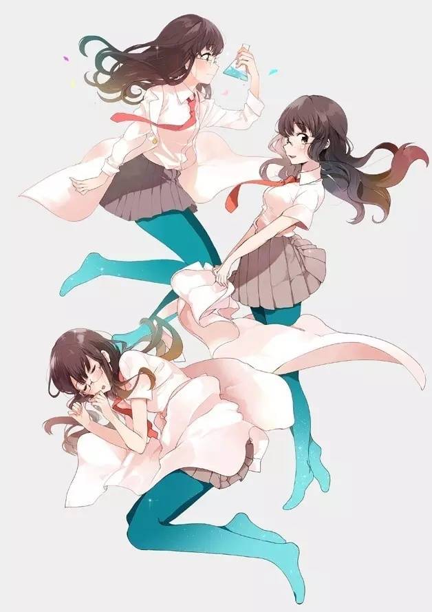 [cp]插画师 flycoco [/cp],少女们