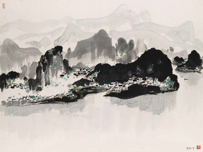 吴冠中 · 水墨欣赏
