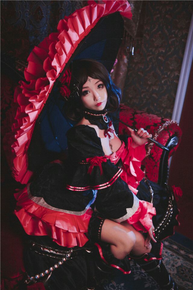仙子味〕王者荣耀 露娜cos 哥特玫瑰