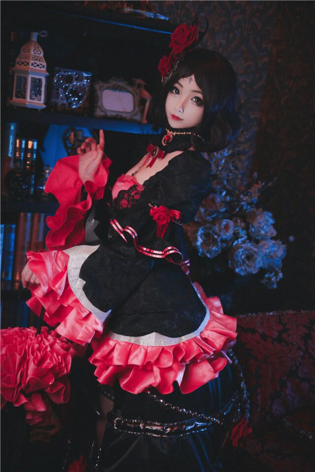 仙子味〕王者荣耀 露娜cos 哥特玫瑰