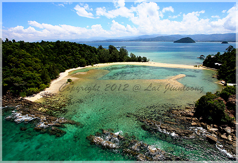 borneo sabah dinawan island 马来西亚婆罗洲 沙巴州属 金之岛