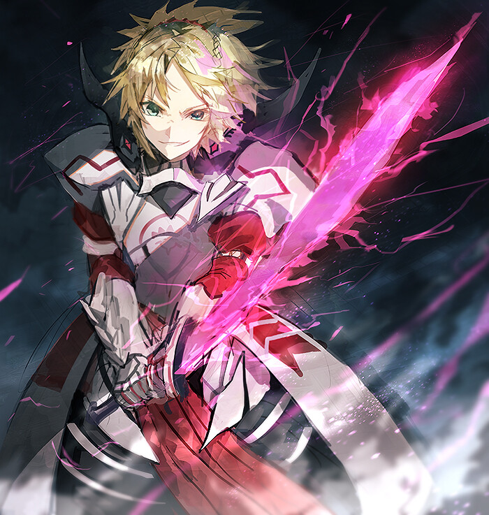 fate/grand order 叛逆之骑士 莫德雷德 绘师:村カルキ 本作品pixiv