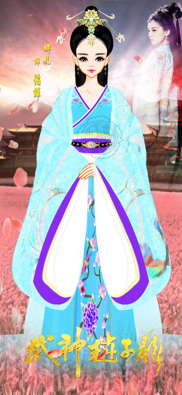 彩虹堂,古风,手绘,美人,貂蝉