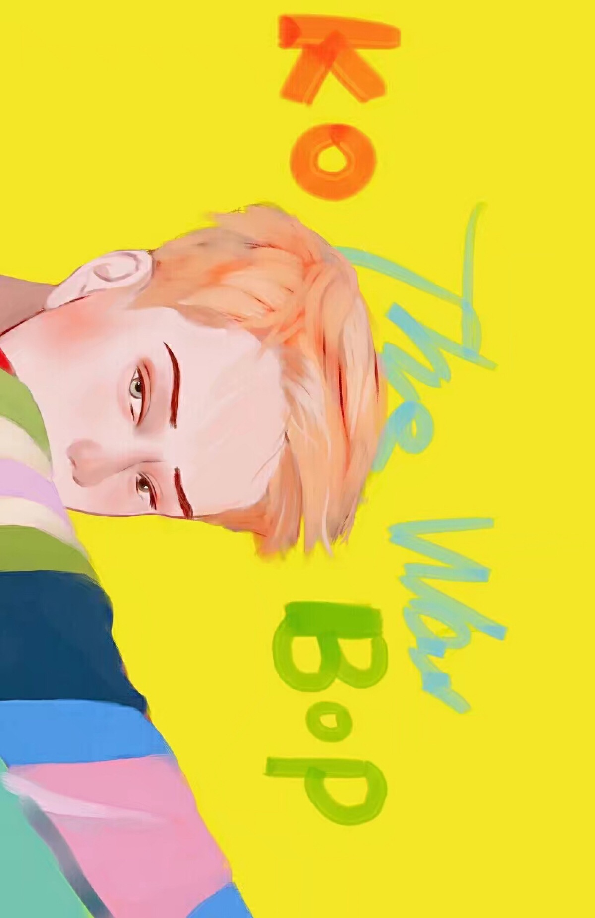 exo吴世勋 漫画手绘 祝新专大卖