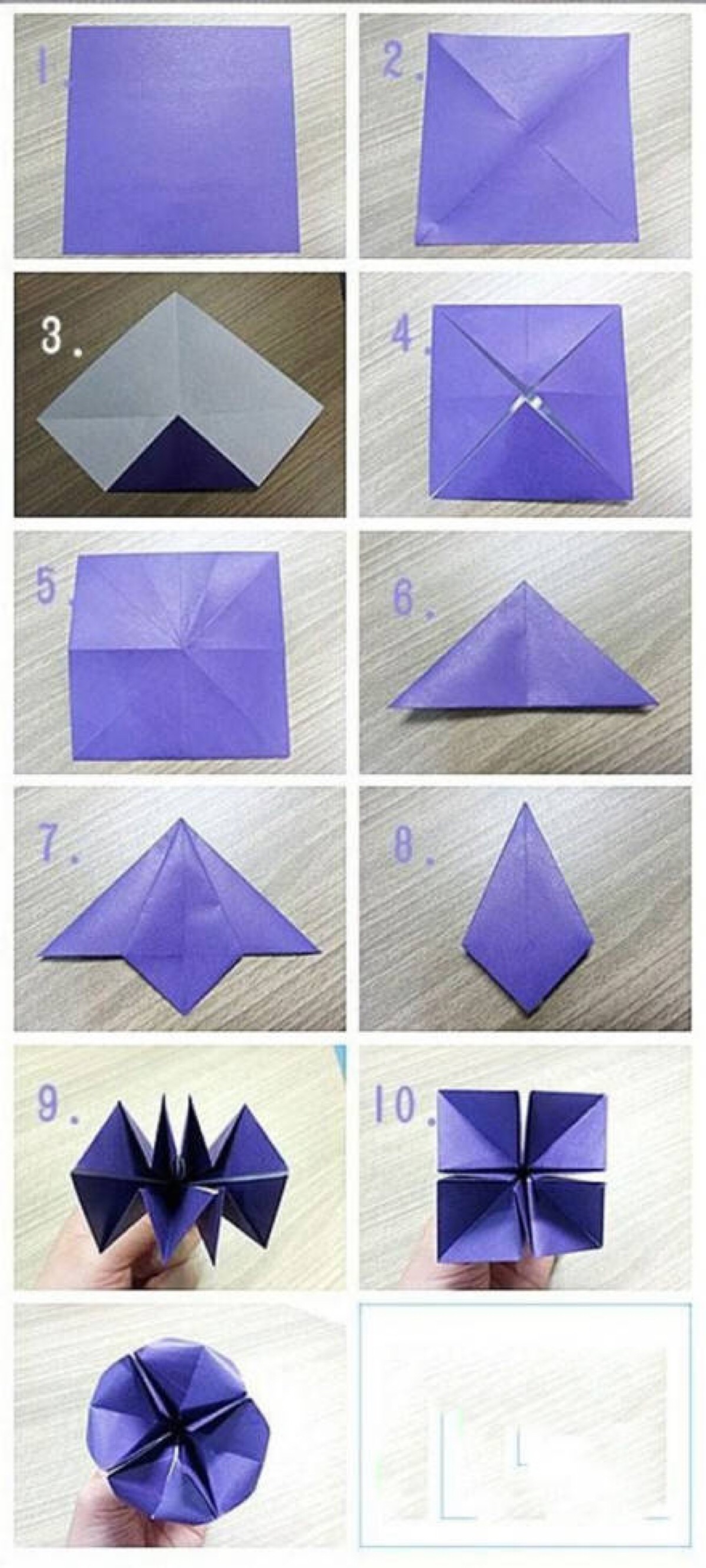 7一12岁手工折纸魔术图片