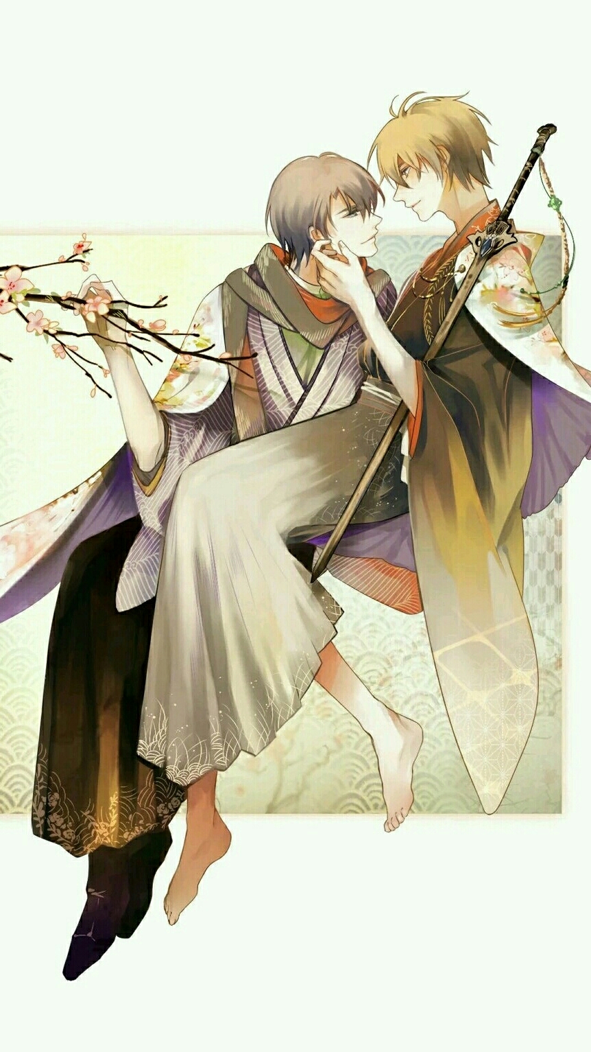 全职高手,叶黄,荣耀之神叶修,沉默寡言黄少天,君莫笑,夜雨声烦同人,壁图片