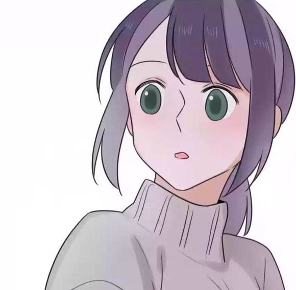 漫画截图女头像毛衣