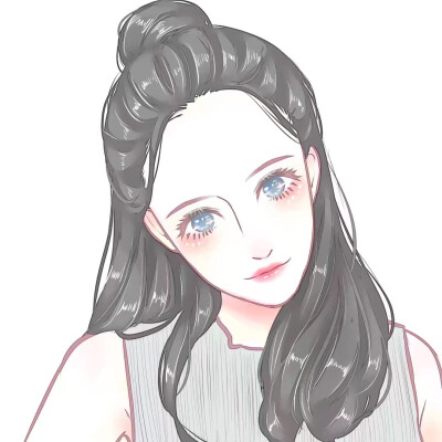 手绘头像 插画头像 绘画头像 动漫头像 卡通头像 漫画头像 @四眼妹丫