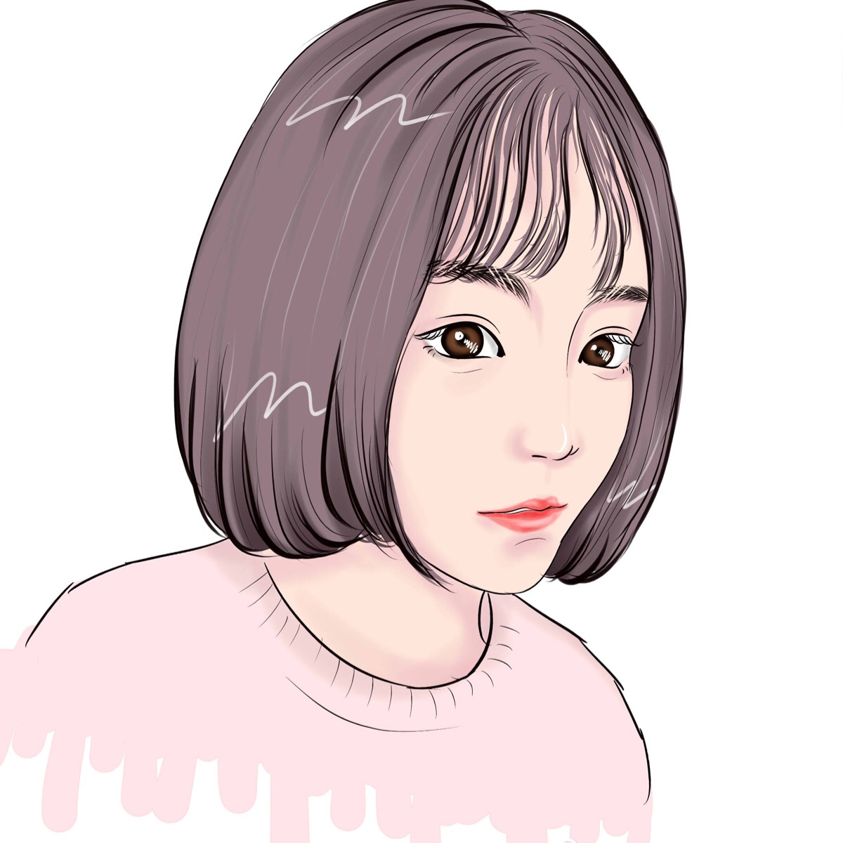 手绘头像 插画头像 绘画头像 动漫头像 卡通头像 漫画头像