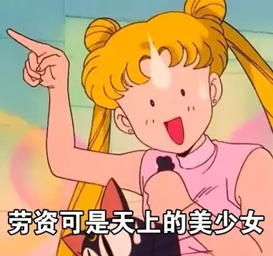 美少女战士表情表情包没用记仇图片