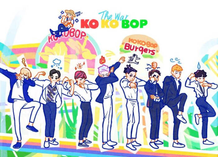 exo漫画头像坐姿a漫画大大#kokobop##…-堆壁纸漫画人物图片
