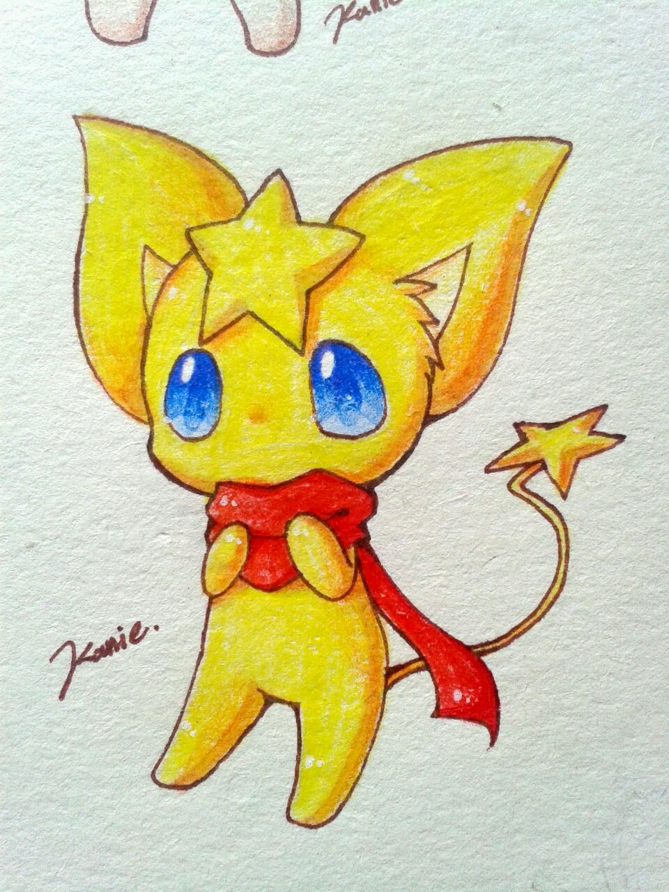 小精灵手绘作品,萌萌哒ヾ(*⌒⌒*)ゞ