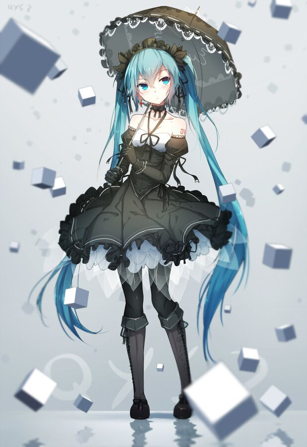 初音未来『哥特风』画师:千夜
