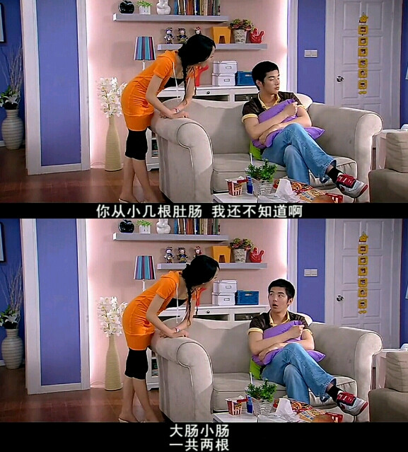 《爱情公寓》胡一菲"你从小几根肚肠,我还不知道啊?