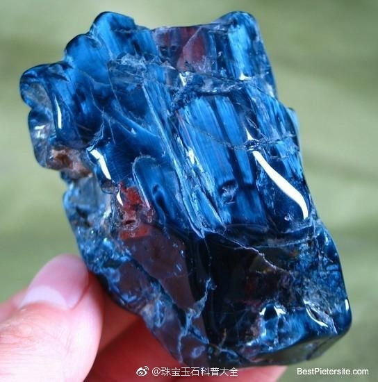 蓝色的彼得石 pietersite 如同海水一样的蓝
