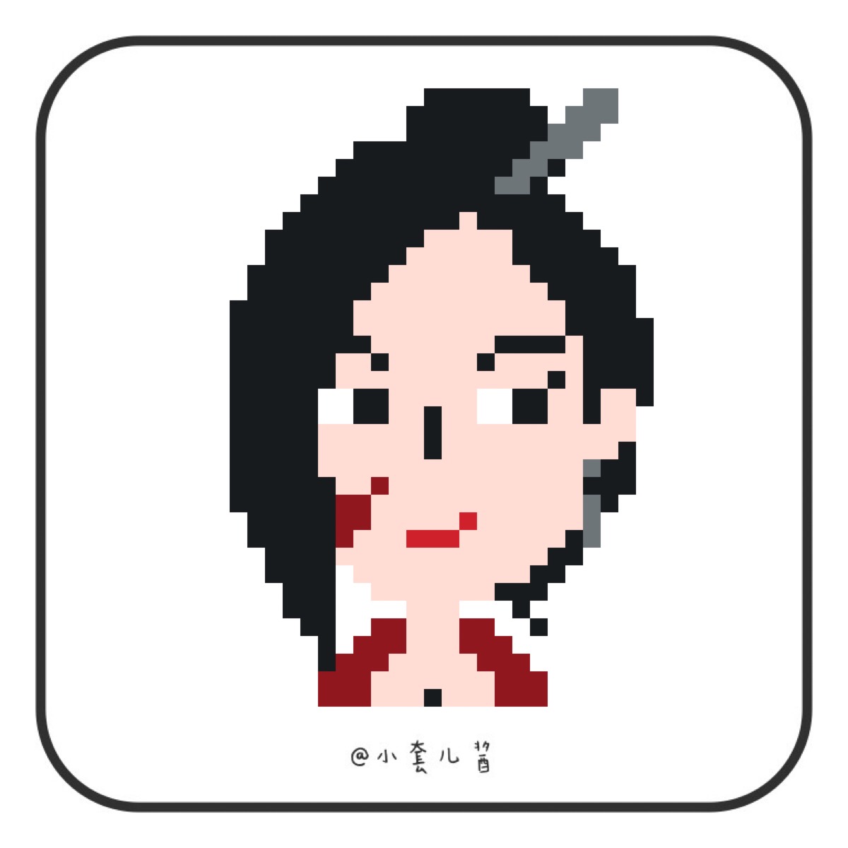 小套儿图纸#《大护法》电影人物原创拼豆图纸.