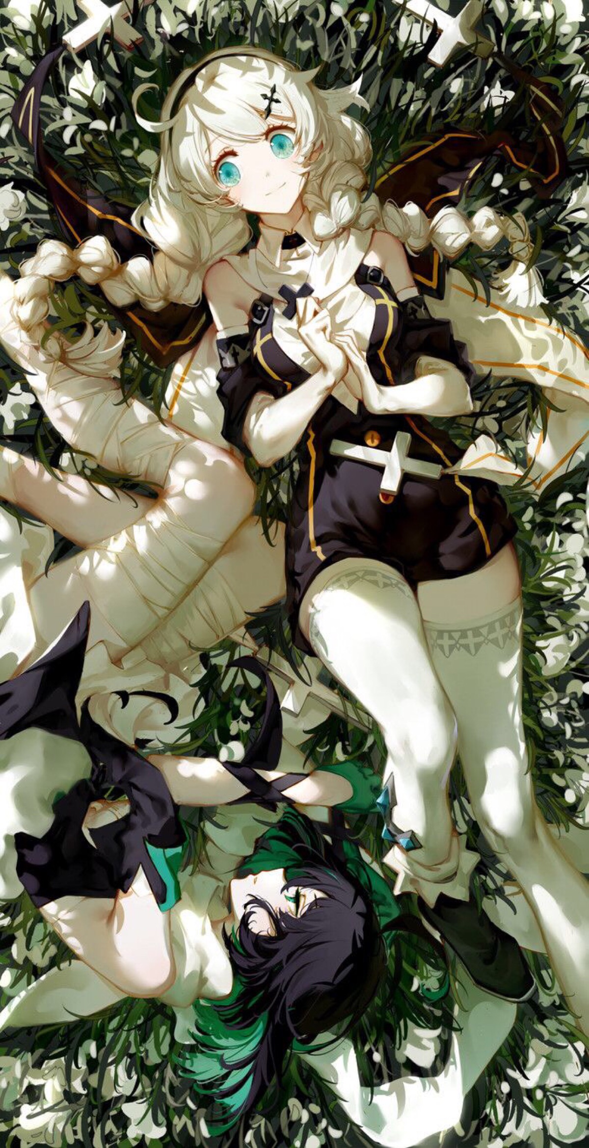 动漫 插画 唯美 少女 崩坏学园 崩坏3 kiana 温蒂 画师:cici