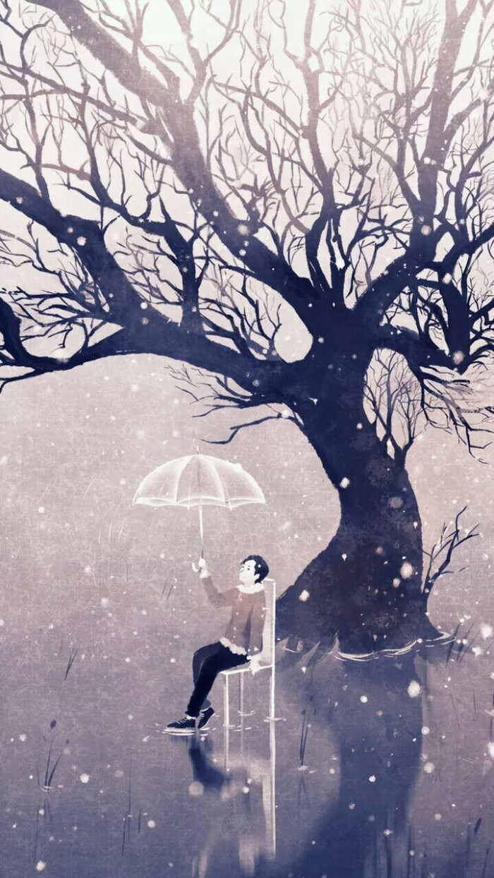 插画,唯美