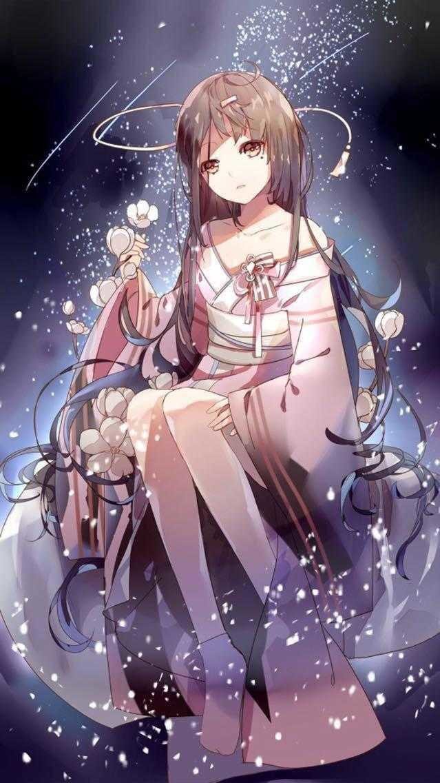 黑发少女和风