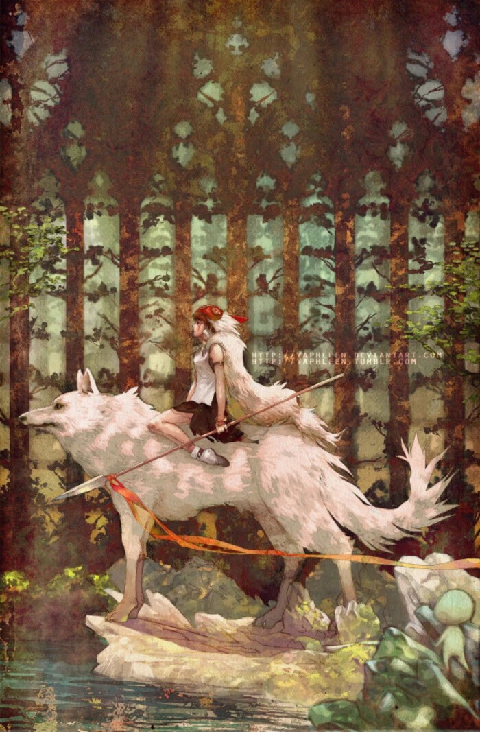 幽灵公主 宫崎骏 珊