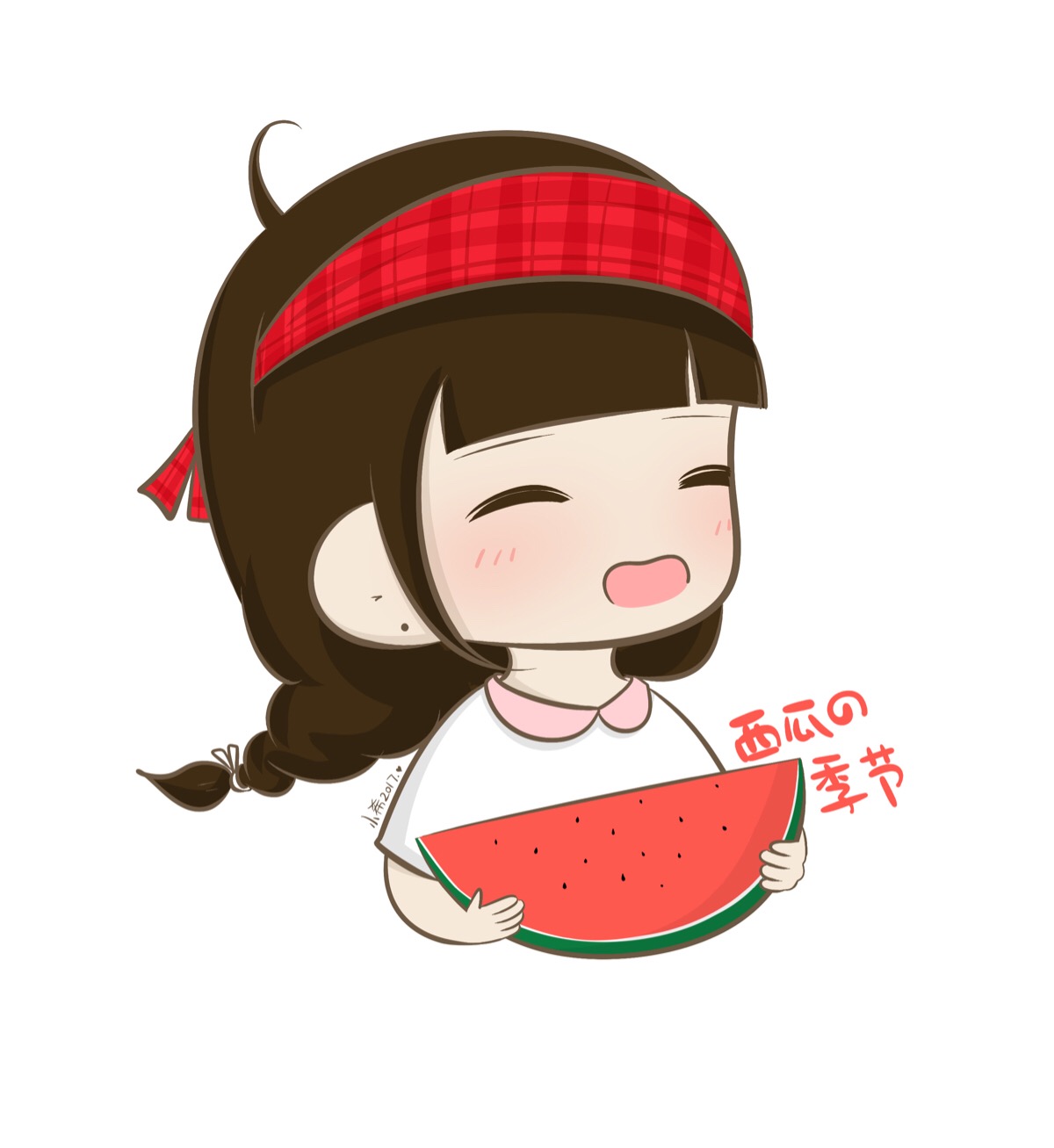 你爱吃西瓜吗?()