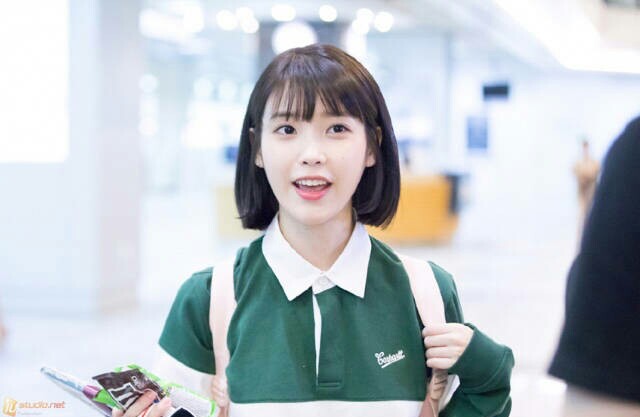 iu 李知恩 机场 短发 美图 小清新 可爱 韩系 壁纸