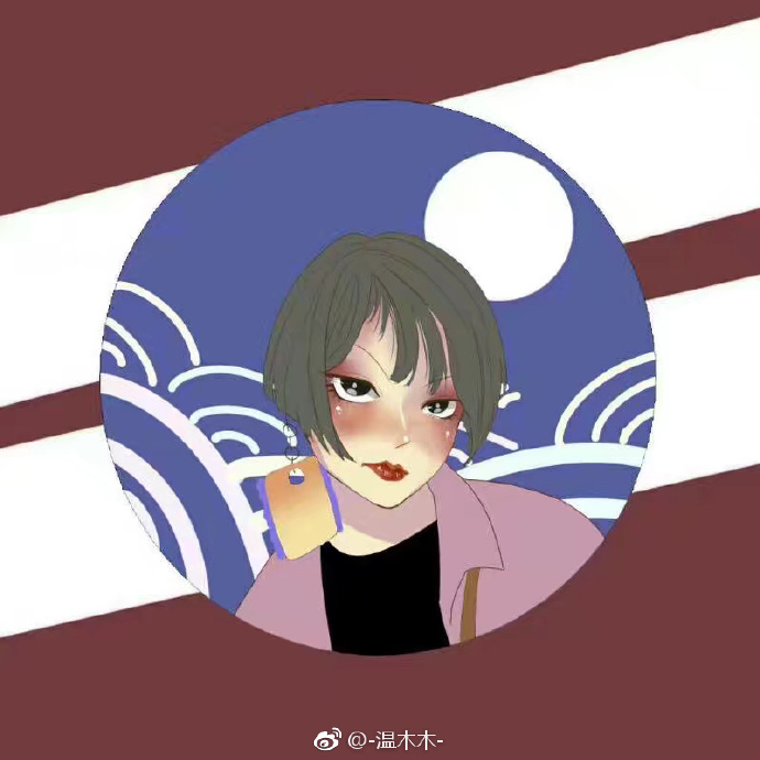 和风头像#手绘头像##手绘,漫画,简笔卡通画##每日一画# 2聊城&midott