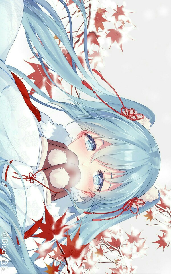 初音未来,插画,动漫美少女,二次元萌妹子