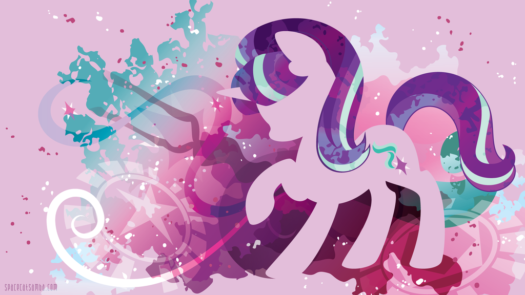 starlight glimmer silhouette wall by sambaneko