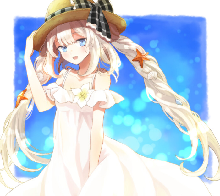 二次元 少女 夏日 小清新 p站