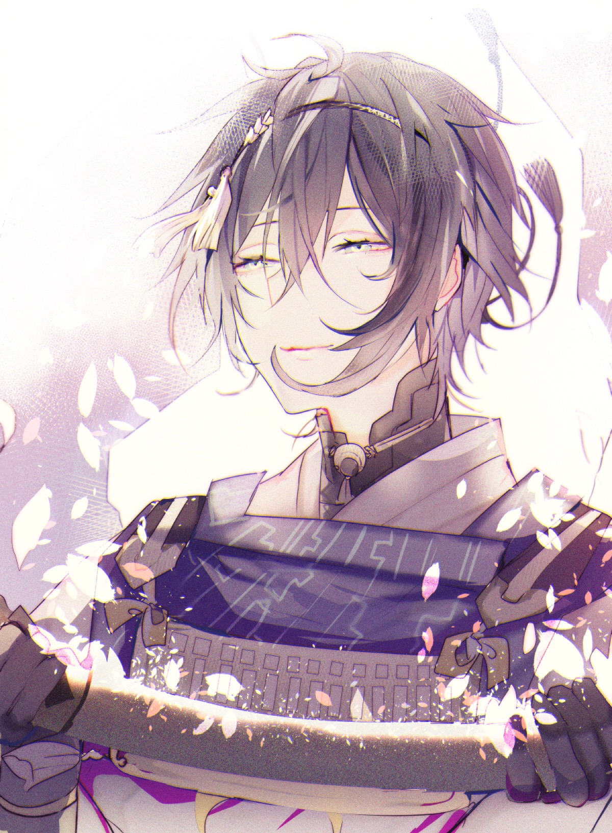 刀剑乱舞# 三日月宗近 画师poni@お仕事募集中 p站id=4359805 【日语