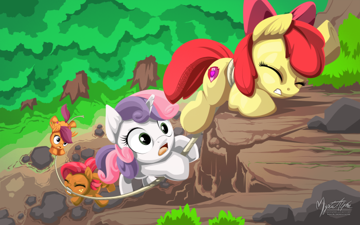 ponies by mysticalpha on deviantart