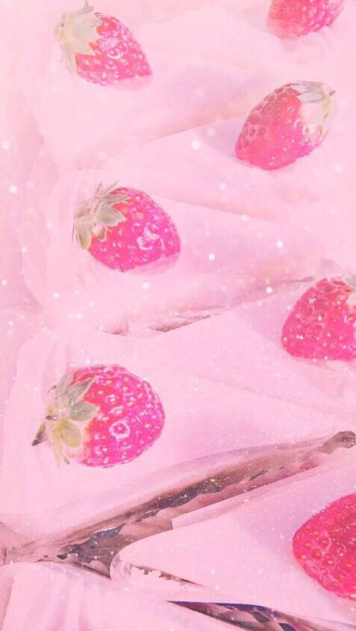 壁纸 少女 草莓 粉色 蛋糕