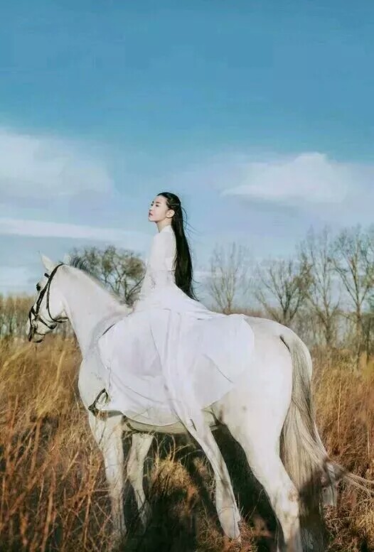身骑白马,仗剑天涯,只为了年少那一眼回眸,那一句相思