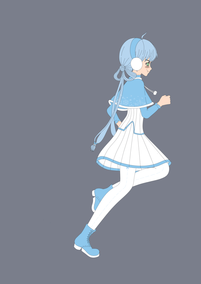 洛天依『不停歇的旅途』『某某』画师:雪梨酥_一个梨