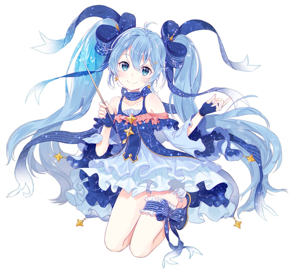 初音未来,插画,动漫美少女,二次元萌妹子