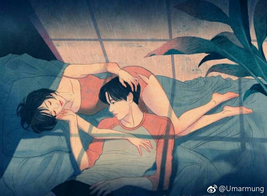 新婚夫妻间的亲密动作