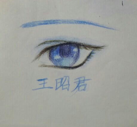 王者荣耀英雄眼睛手绘.