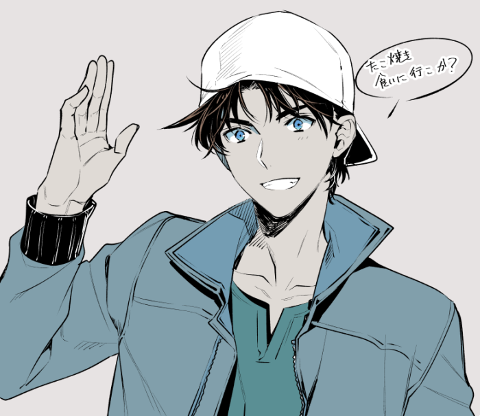 服部平次"要不要一起去吃大阪烧?～"