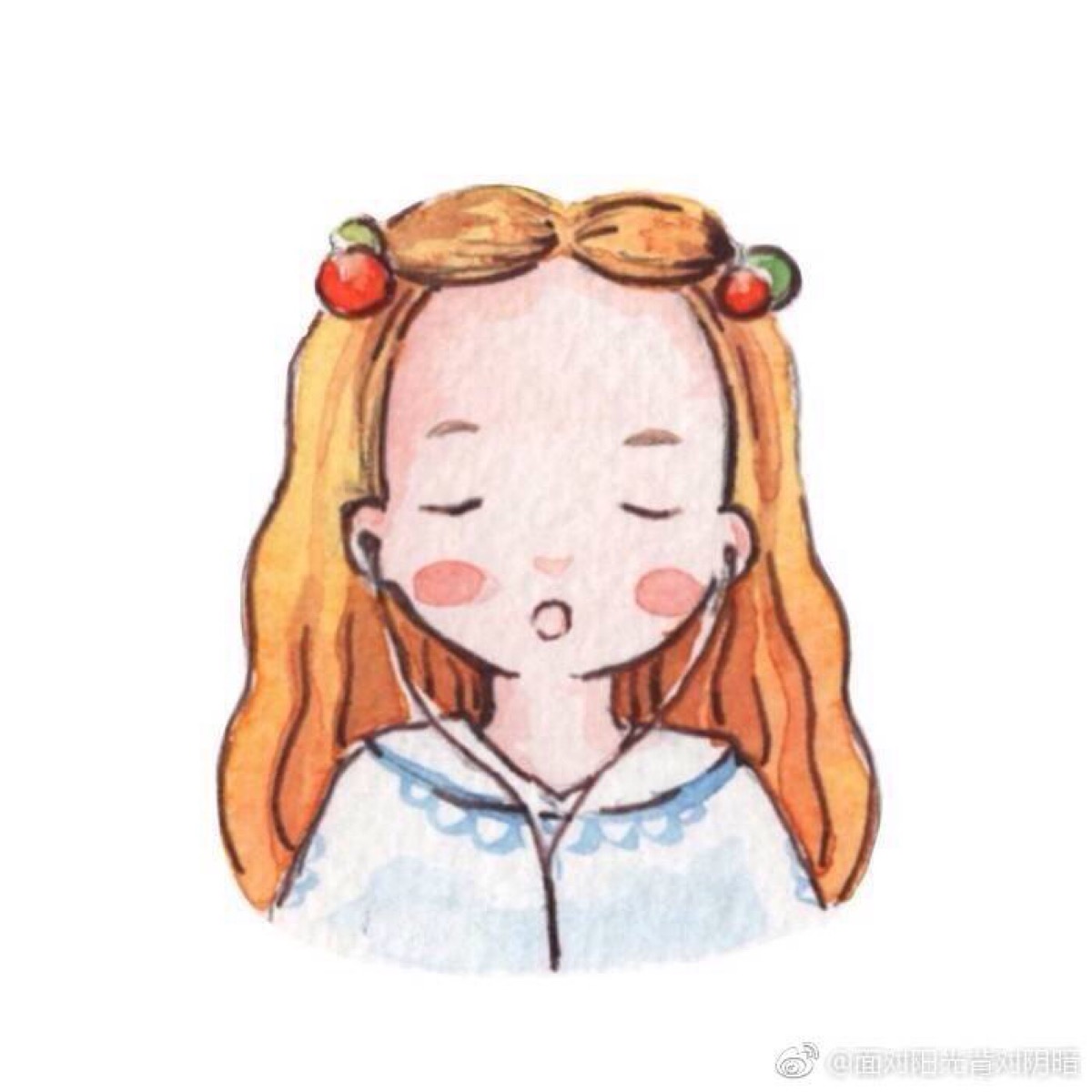 闺蜜头像手绘