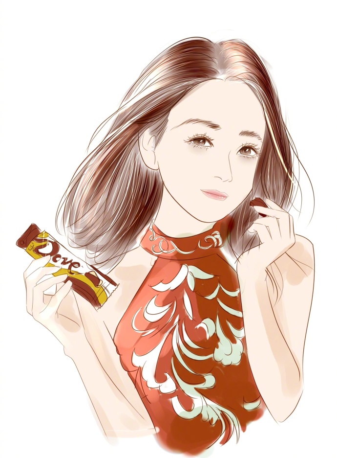 赵丽颖代言德芙##赵丽颖月亮女神##当ta动你心#鬓似乌云,明眸皓齿.